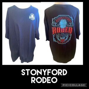 Stonyford Rodeo 2019 76th Anniversary United We Stand Black 2XL-NWOT
